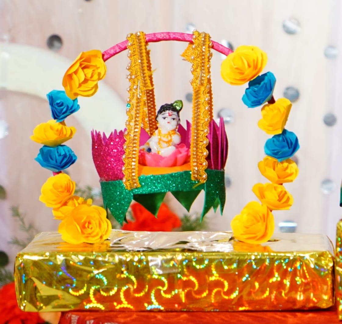 Baby Krishna Swing Miniature