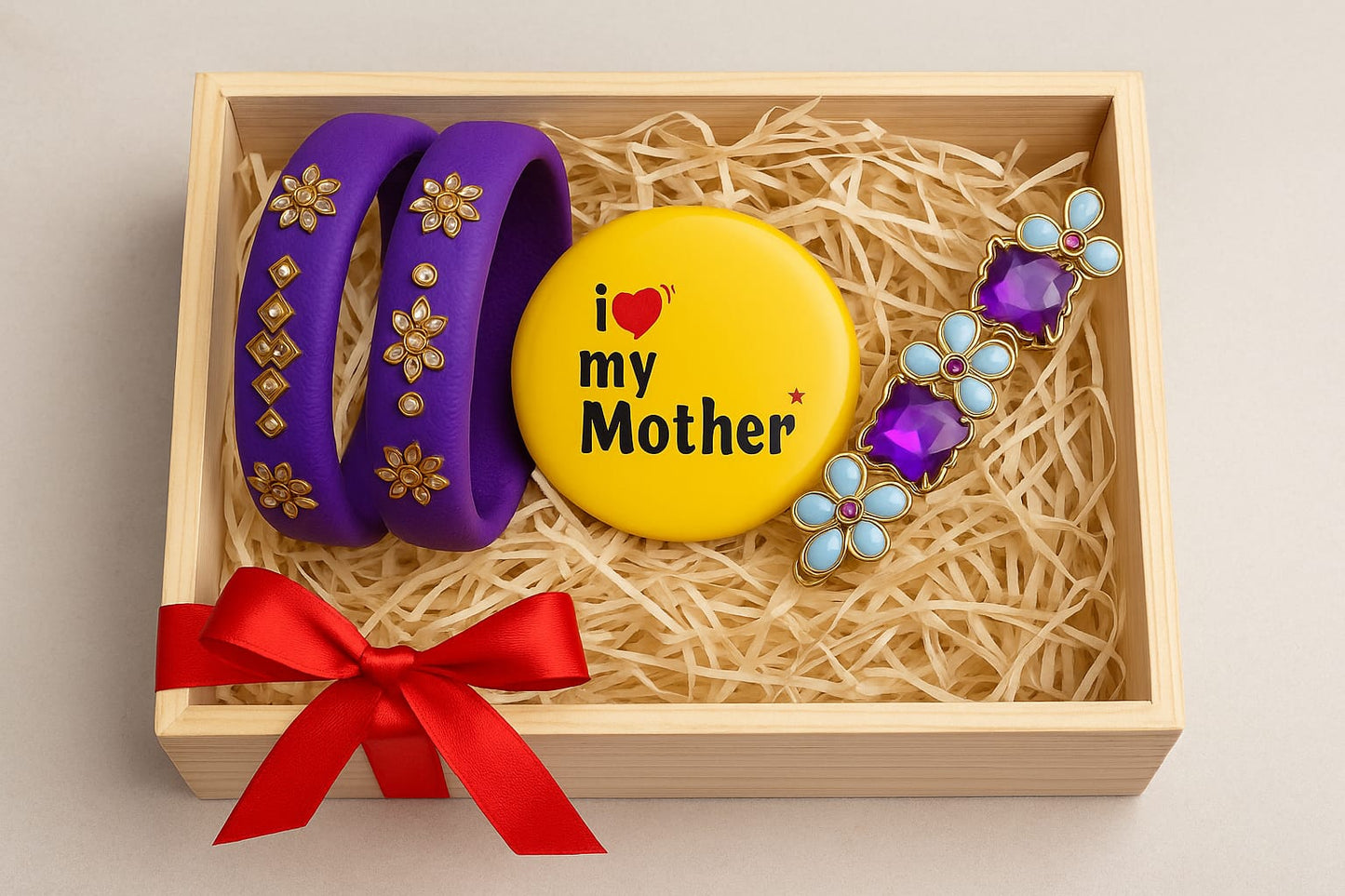 “I Love My Mother” Gift Box – Bold & Beautiful Jewelry Set