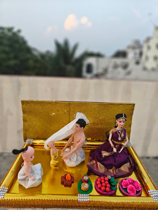 Mantropadesam Miniature Set – A Sacred Rite in Miniature