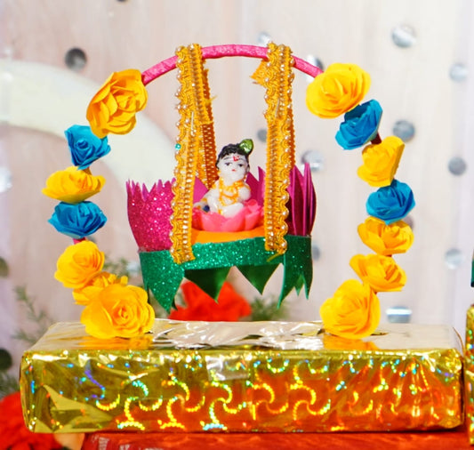 Baby Krishna Swing Miniature