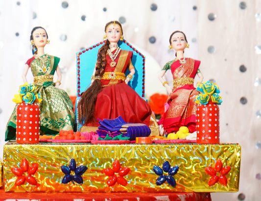 Seemantham Miniature Set – Traditional Baby Shower Display