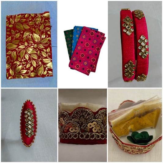 Traditional Potli Gift Set – Elegant Kundan Edition